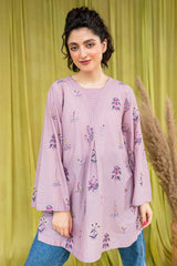 Best Selling Lavender Garden Top Fully Embroidered