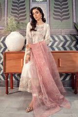 Mahpara 3 Piece Embroidered Dhanak(winter) Suit