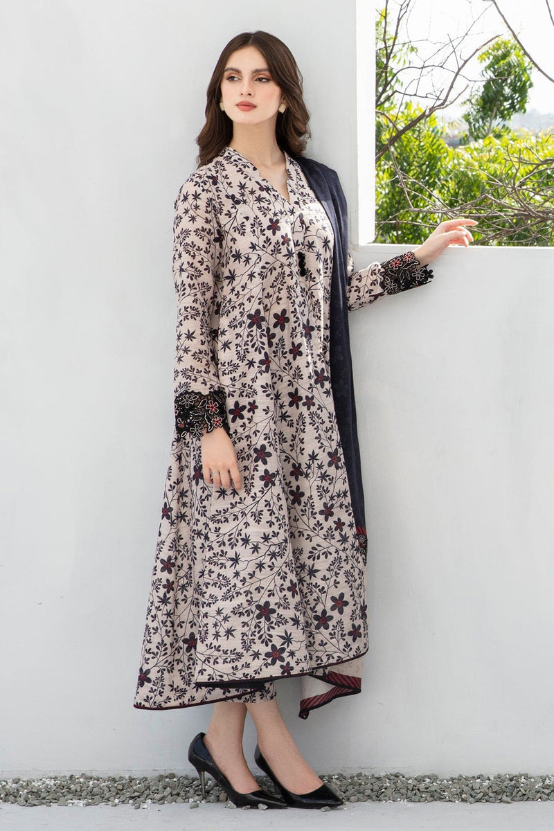 This is frmal dress for women in DIGITAL PRINTED COTTON SATIN 