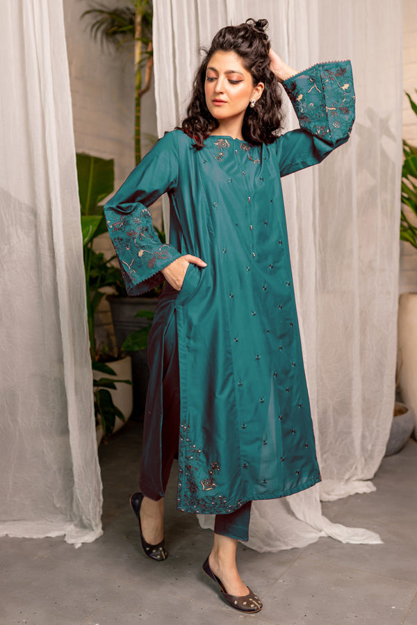 Afeefa Zink 2Pc Dress Flat 60% OFF