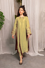 Afeefa Gold 2Pc Winter Dress Flat 60% OFF