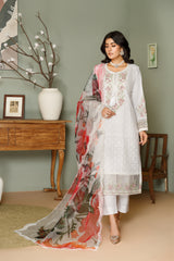 CHICKEN KARI 3PC EMBROIDERED WINTER DRESS 60% OFF