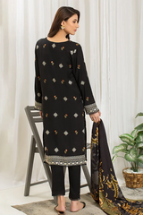 Mehak 3Pc with Wool Shawl  Embroidered winter Dress