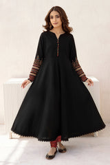 Jazmin Embroidered frock black 