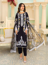 Awira Embroidered 03 Pc Cotton Dress