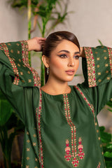 Best Selling Mid Season- Seaweed - Embroidered Suit