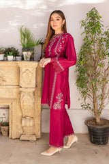 Best Selling Pink Salt - Embroidered Suit