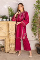 Best Selling Pink Salt - Embroidered Suit