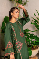 Best Selling Mid Season- Seaweed - Embroidered Suit